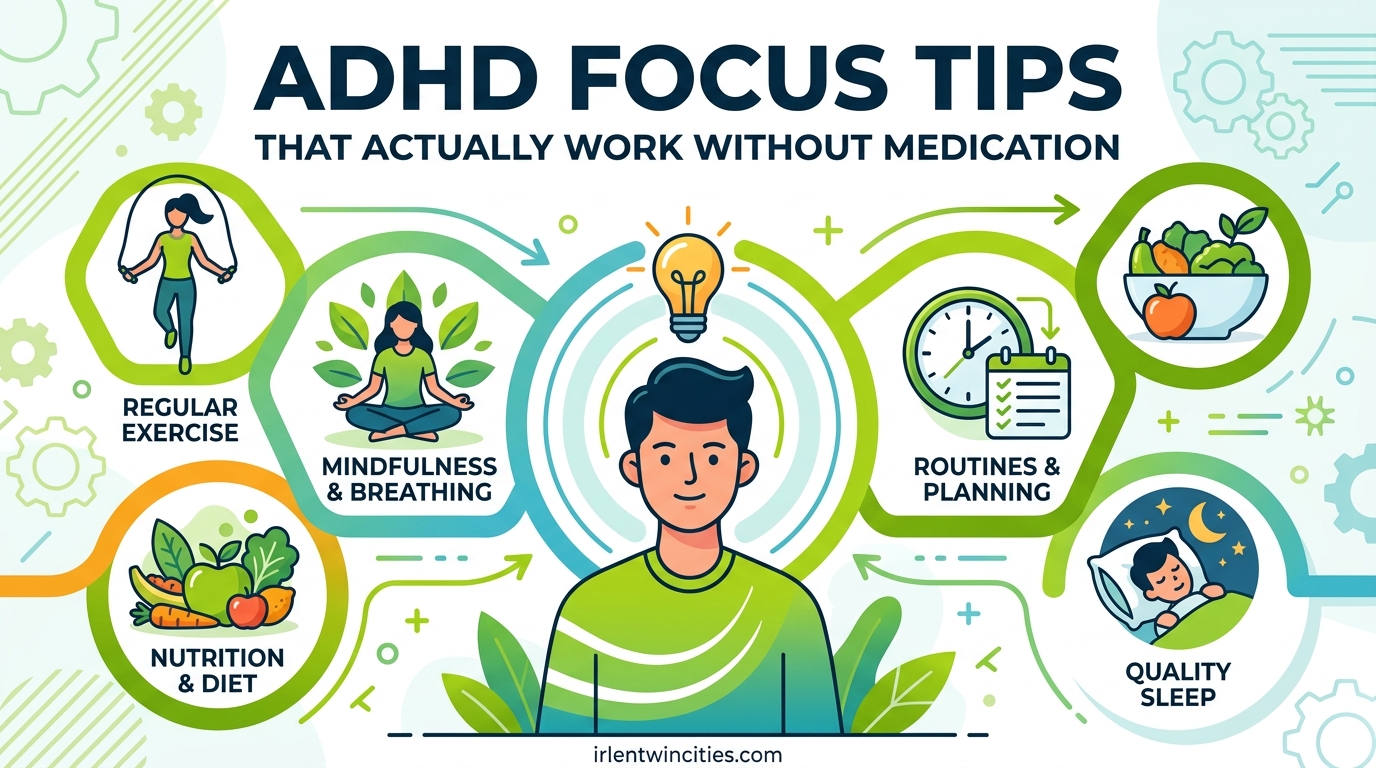 ADHD Focus Tips That Actually Work Without Medication