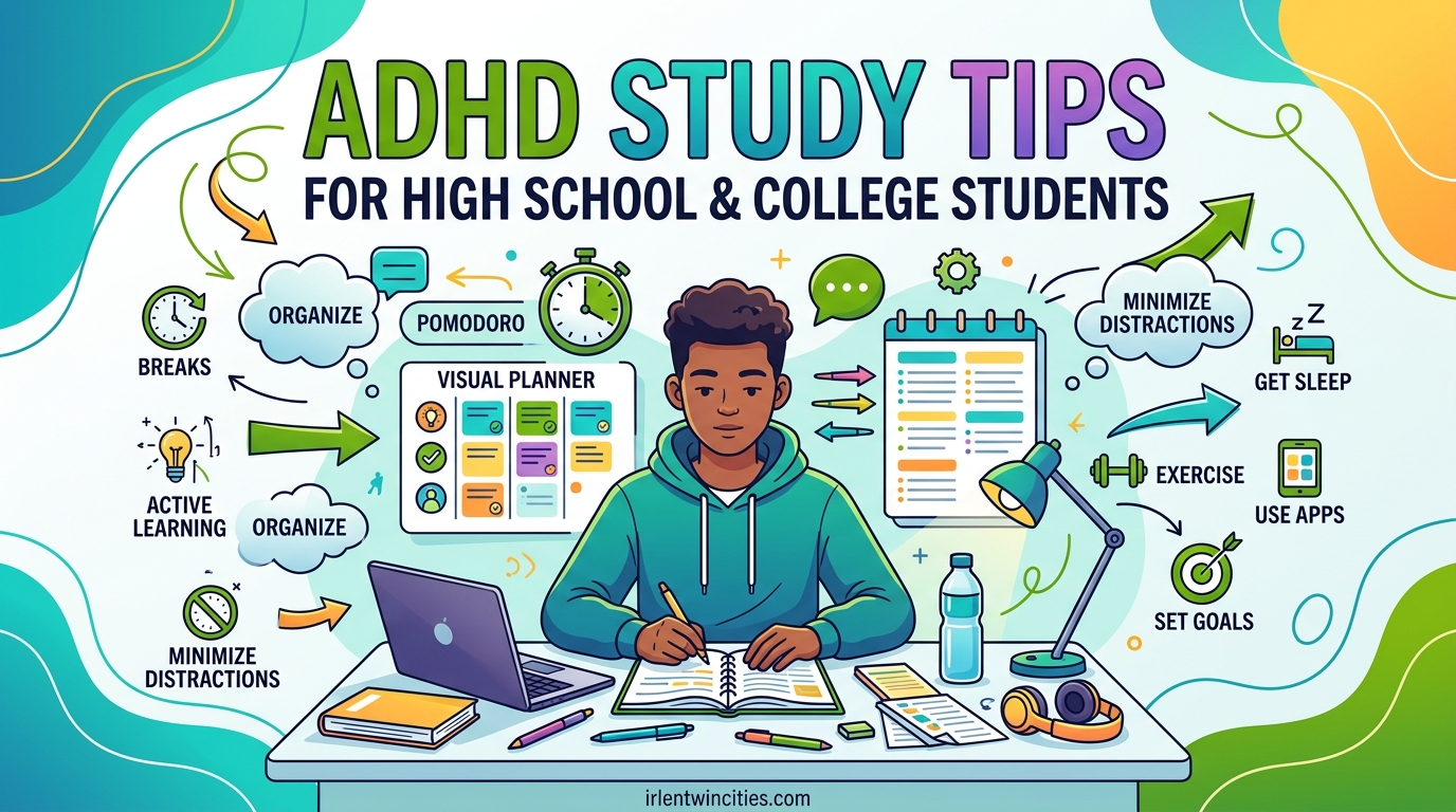ADHD Study Tips for High School and College Students