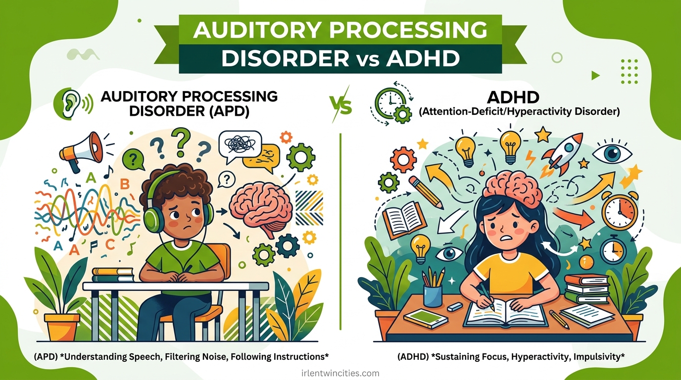 Auditory Processing Disorder vs ADHD