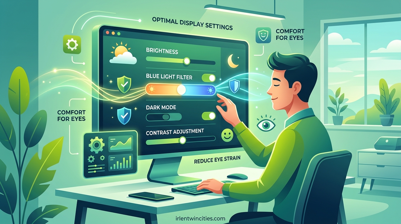 Best Screen Settings to Reduce Eye Fatigue