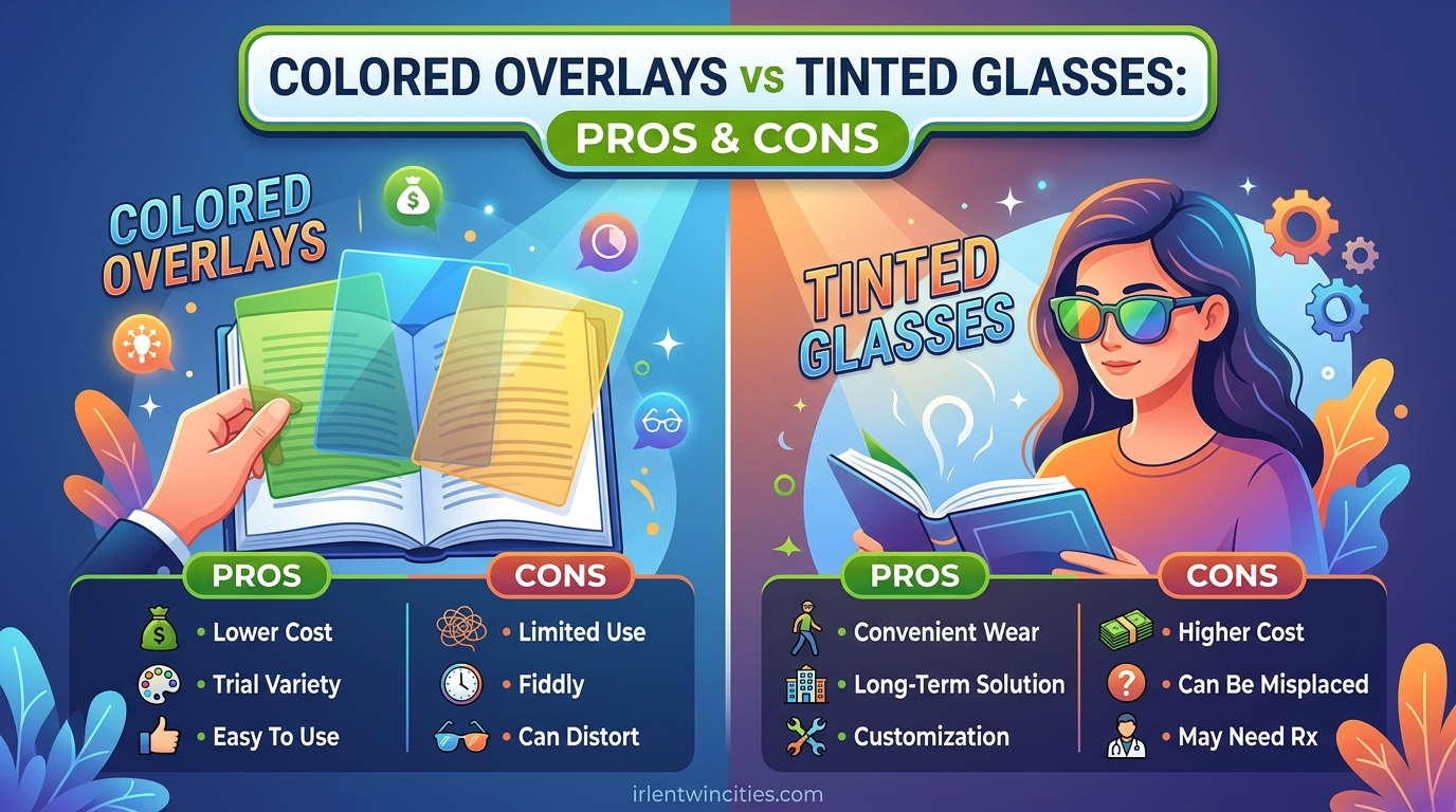Colored Overlays vs Tinted Glasses Pros and Cons