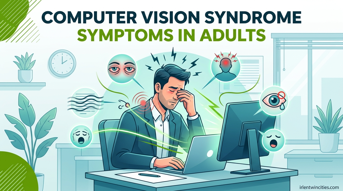 Computer Vision Syndrome Symptoms in Adults