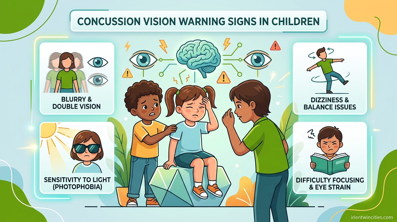 Concussion Vision Warning Signs in Children