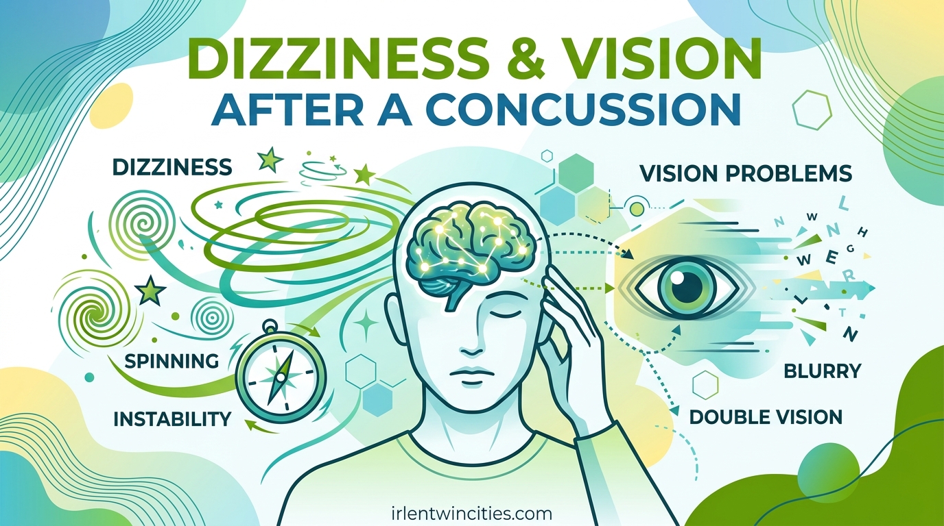 Dizziness and Vision After a Concussion