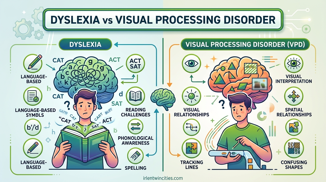 Dyslexia vs Visual Processing Disorder