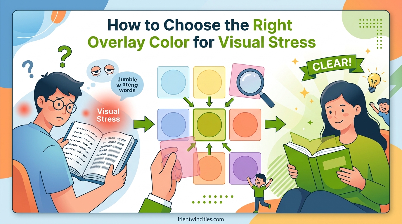 How to Choose the Right Colored Overlay Color for Visual Stress