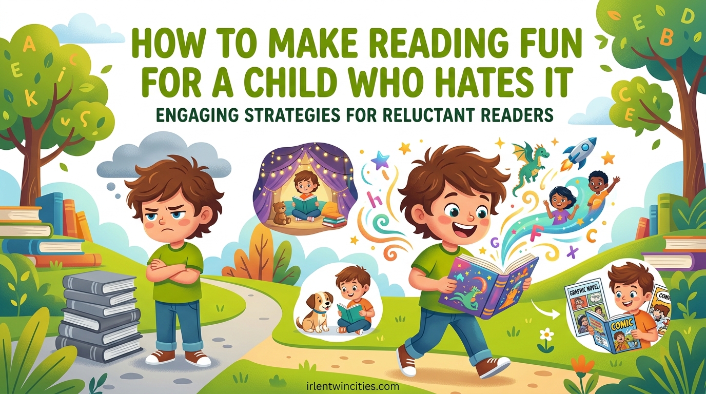 How to Make Reading Fun for a Child Who Hates It