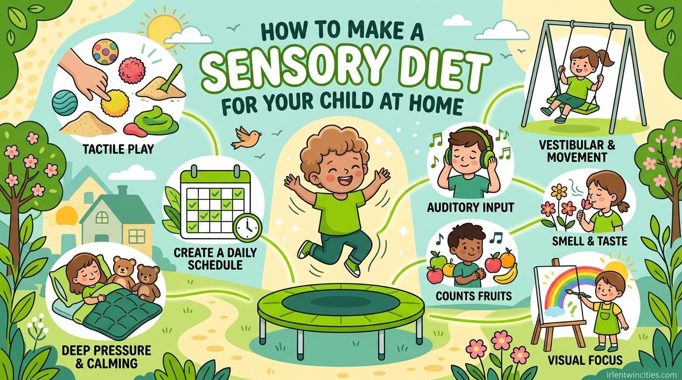 How to Make a Sensory Diet for Your Child at Home
