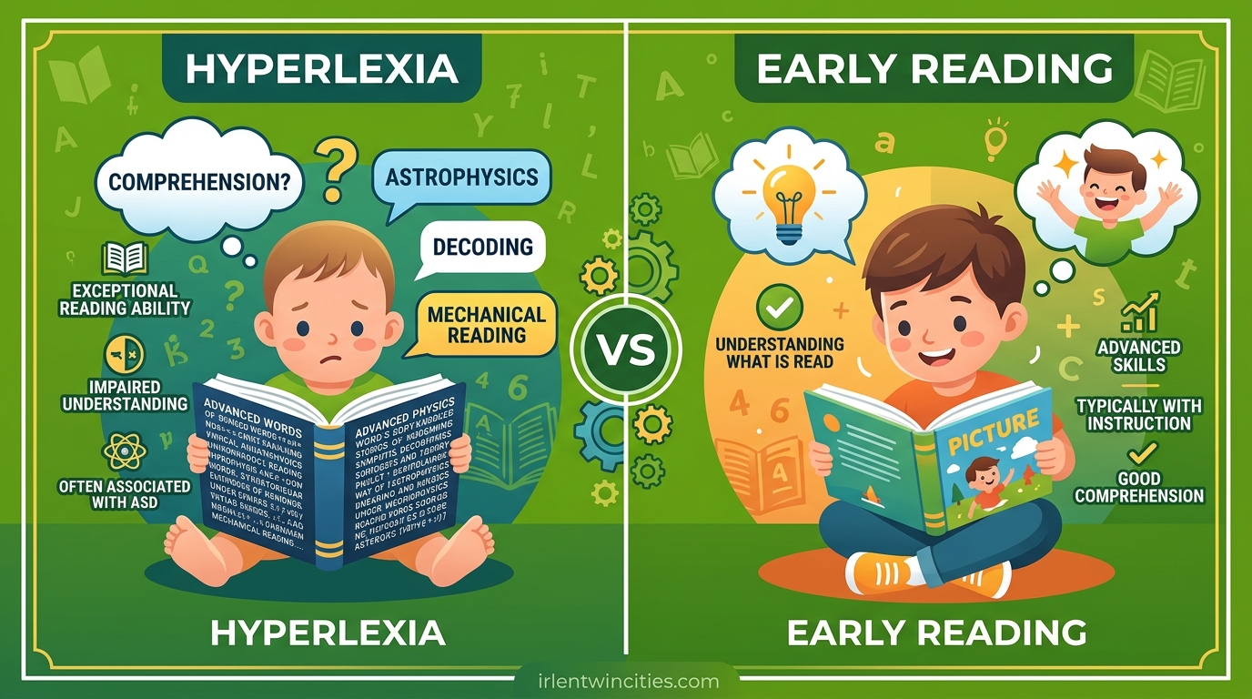 Hyperlexia vs Early Reading