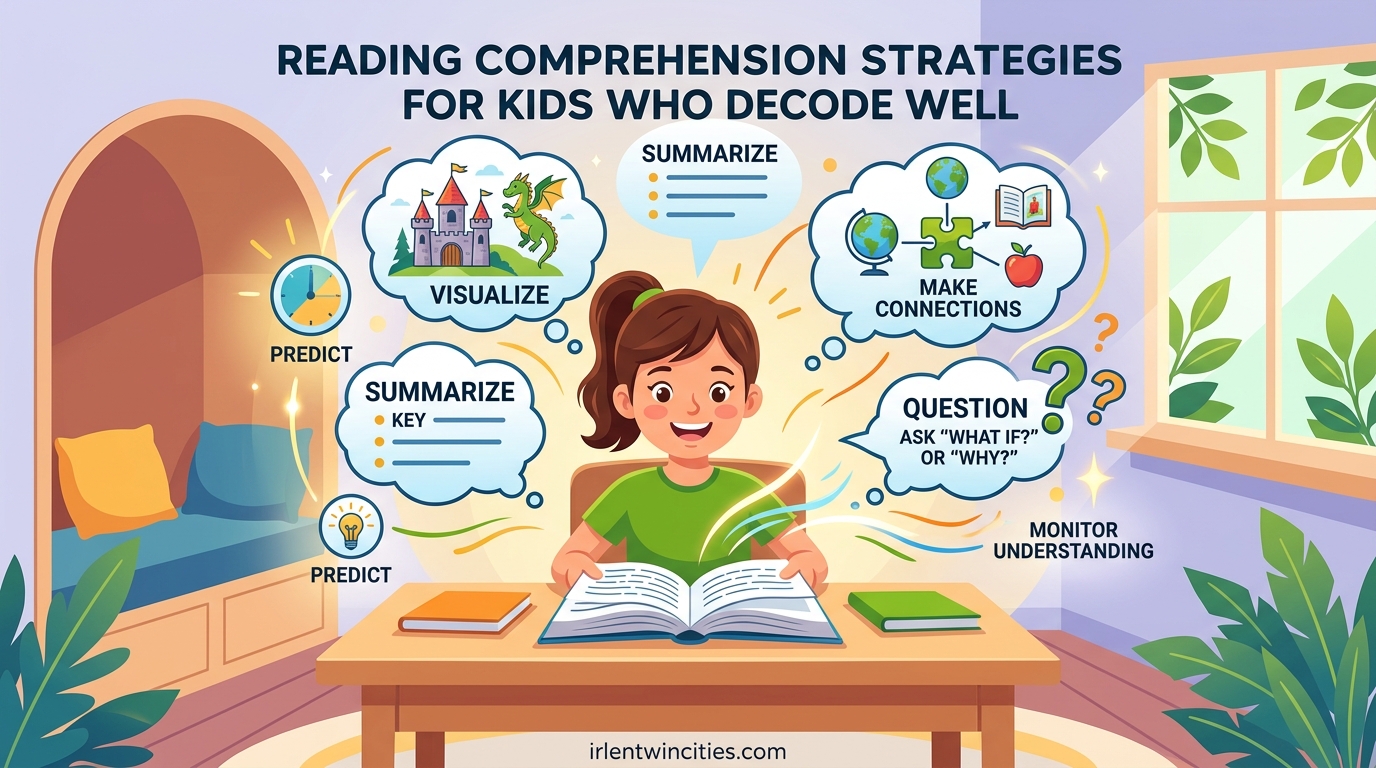 Reading Comprehension Strategies for Kids Who Decode Well