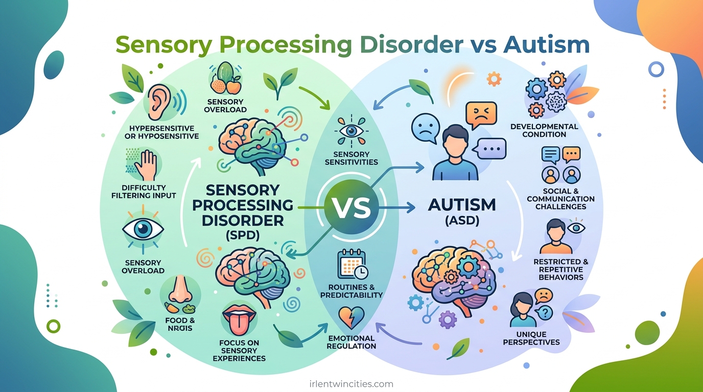 Sensory Processing Disorder vs Autism