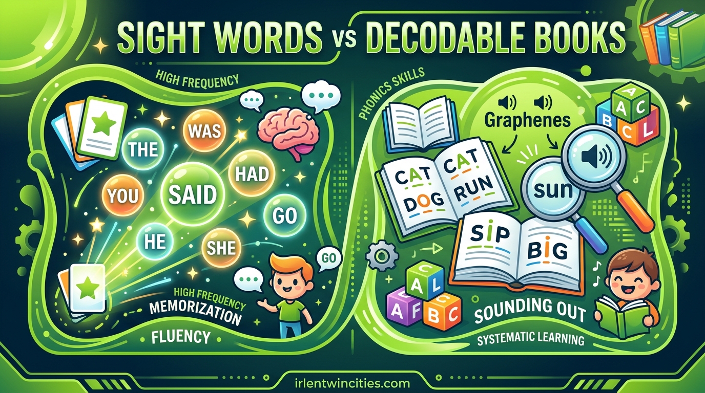 Sight Words vs Decodable Books