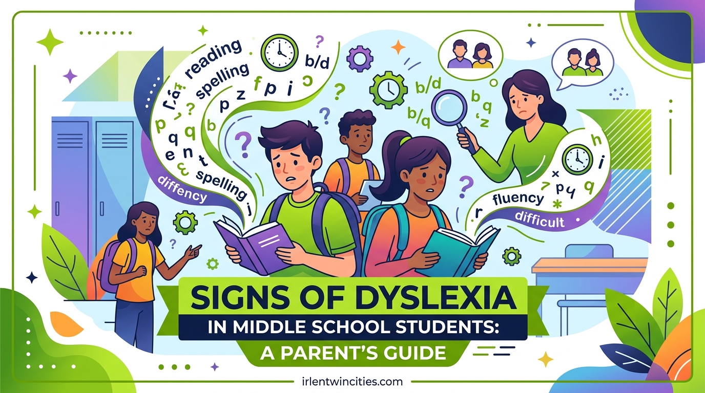Signs of Dyslexia in Middle School Students A Parent's Guide
