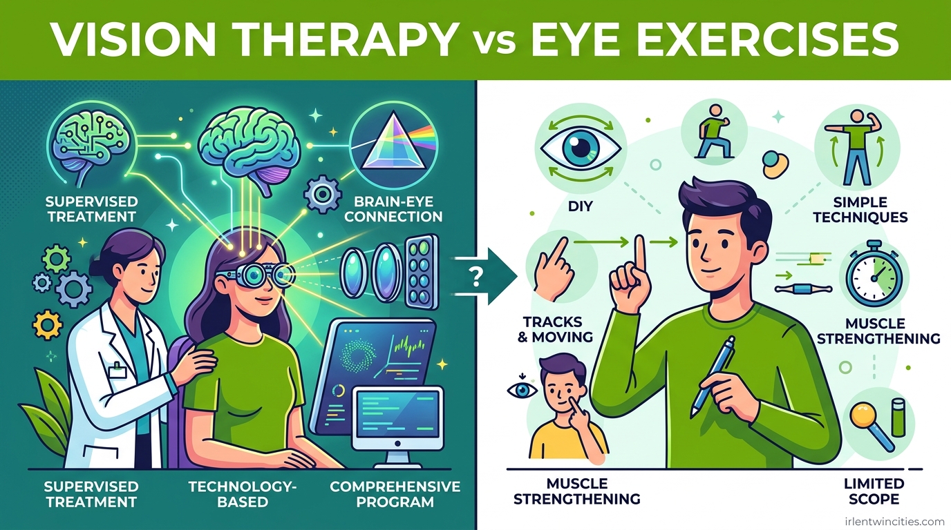 Vision Therapy vs Eye Exercises