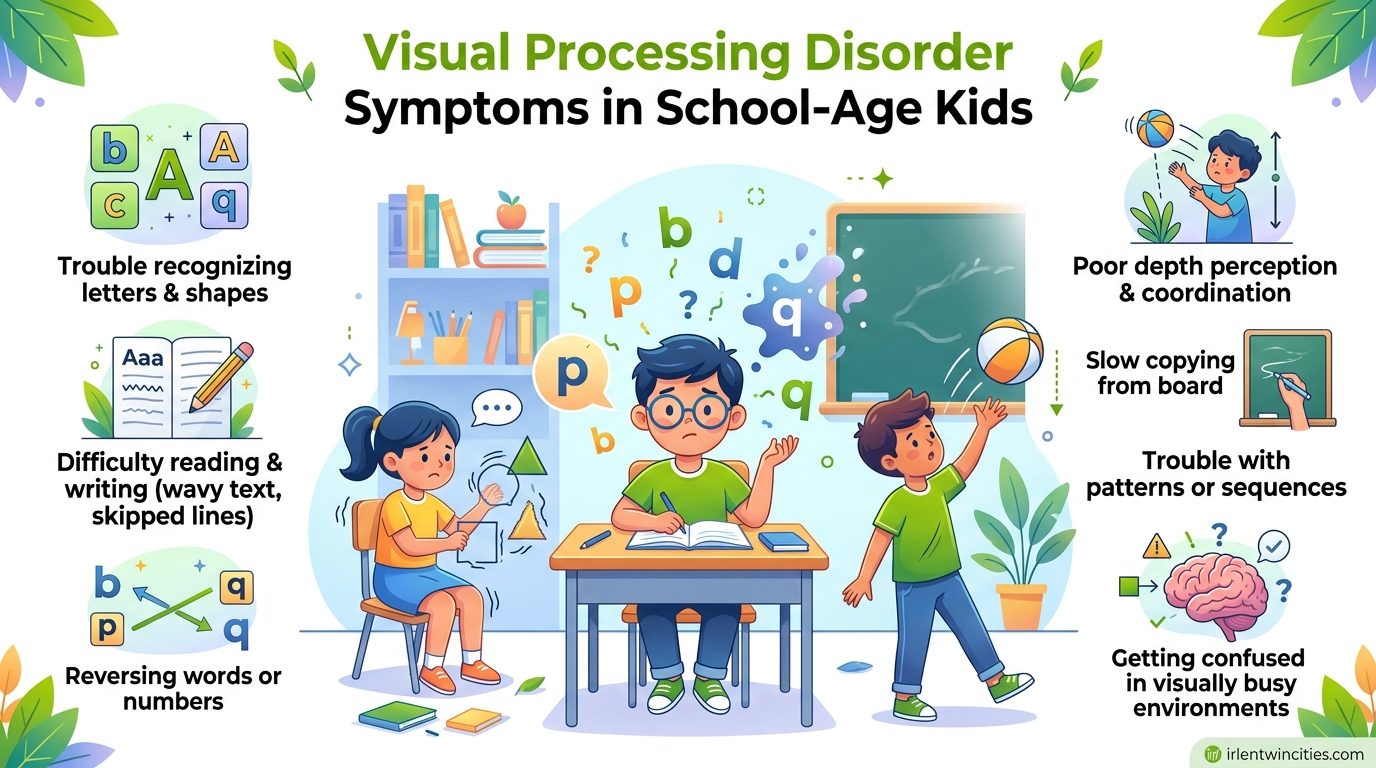 Visual Processing Disorder Symptoms in School-Age Kids