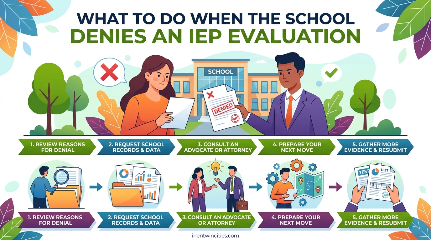 What to Do When the School Denies an IEP Evaluation