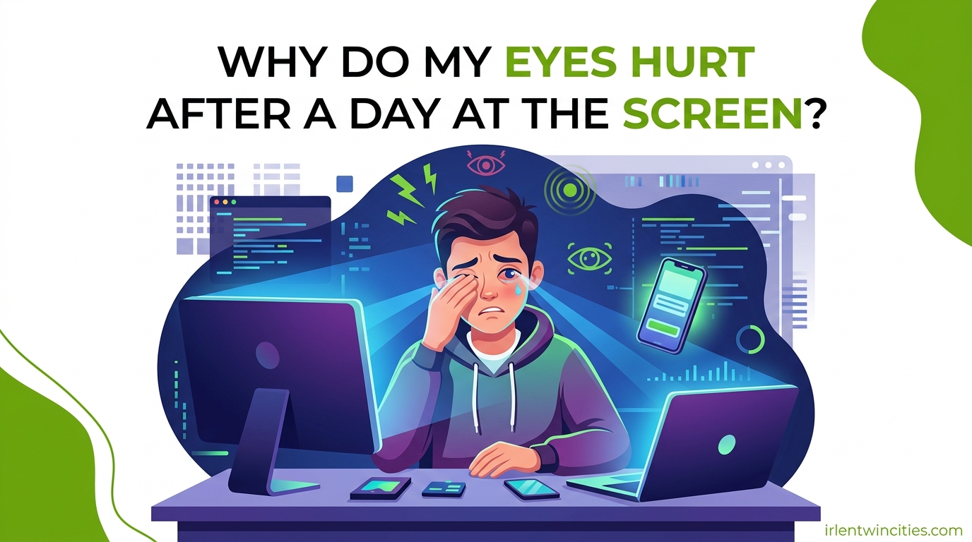Why Do My Eyes Hurt After a Day at the Screen