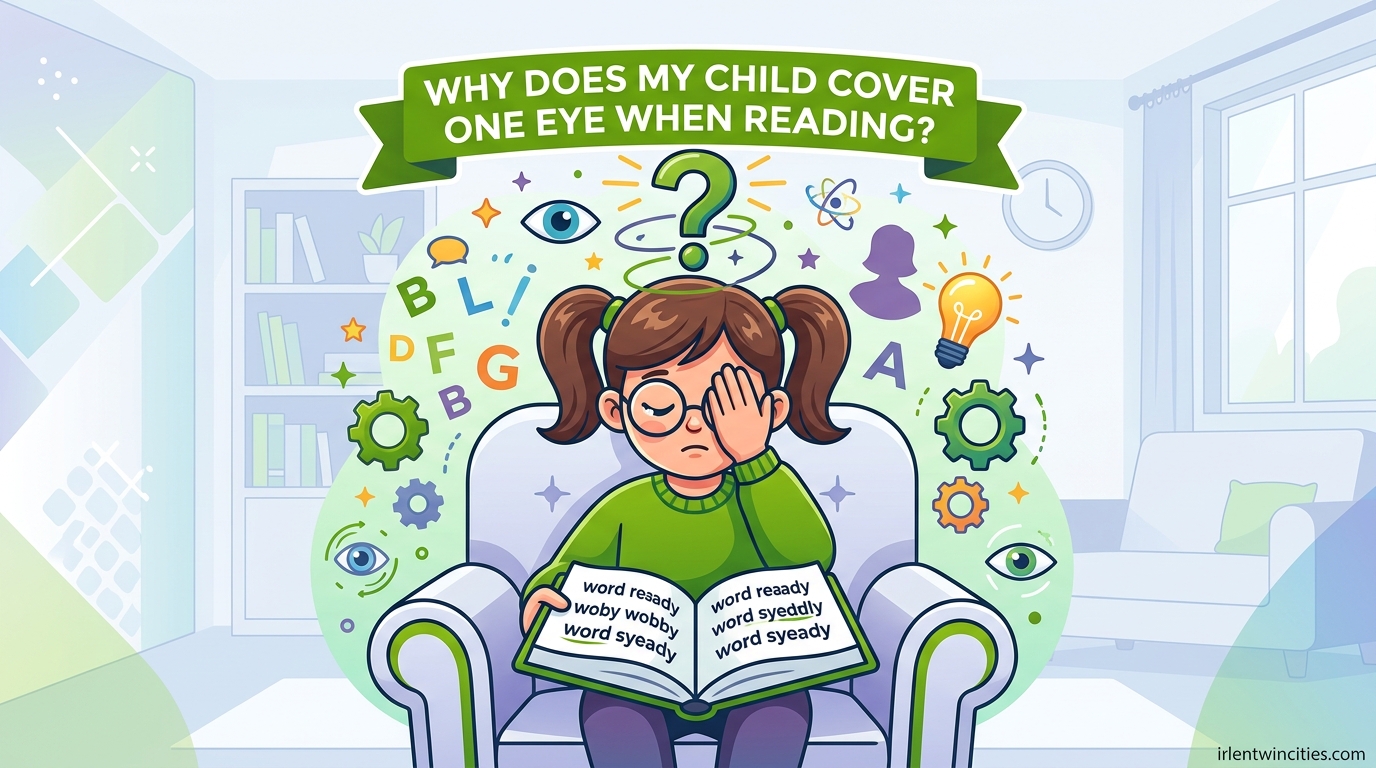 Why Does My Child Cover One Eye When Reading