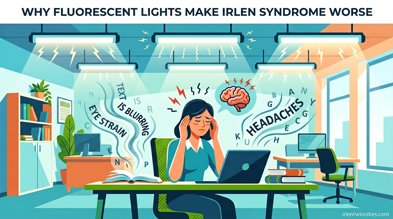 Why Fluorescent Lights Make Irlen Syndrome Worse