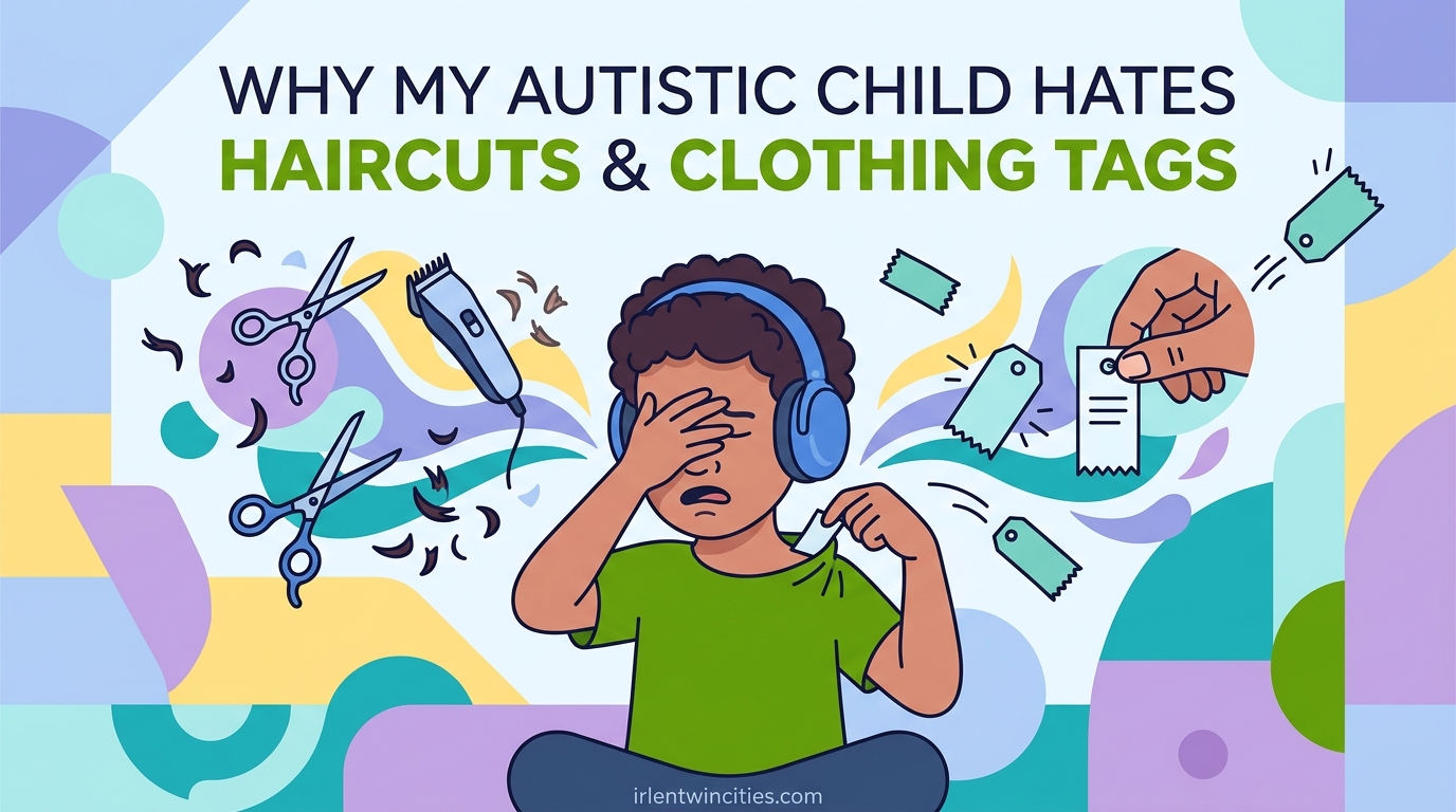 Why My Autistic Child Hates Haircuts & Clothing Tags