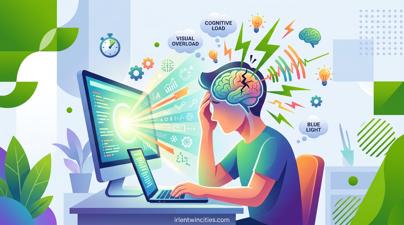 Why Screens Trigger Headaches After a Head Injury