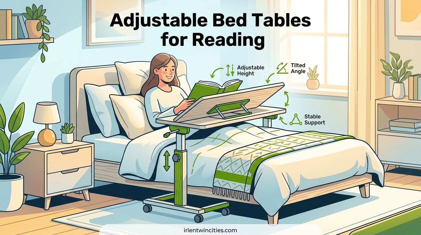 Adjustable Bed Tables for Reading