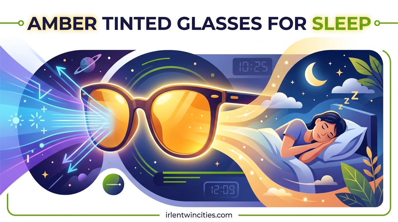 Amber Tinted Glasses for Sleep