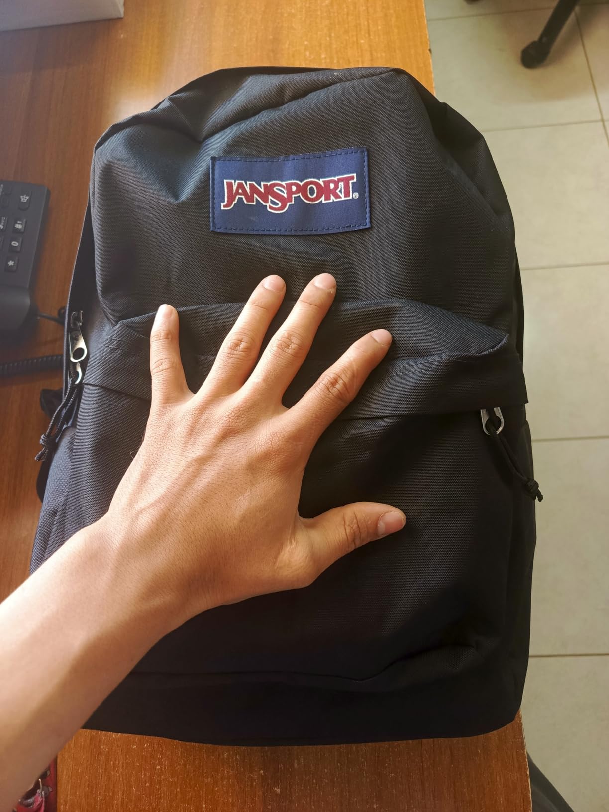 JanSport SuperBreak One Backpacks - Durable, Lightweight Bookbag with 1 Main Compartment, Front Utility Pocket with Built-in Organizer - Premium Backpack, Black customer photo 1