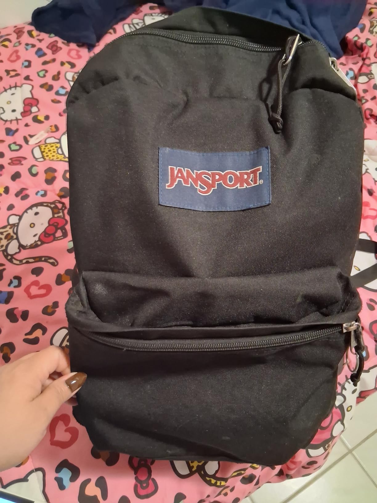 JanSport SuperBreak One Backpacks - Durable, Lightweight Bookbag with 1 Main Compartment, Front Utility Pocket with Built-in Organizer - Premium Backpack, Black customer photo 2