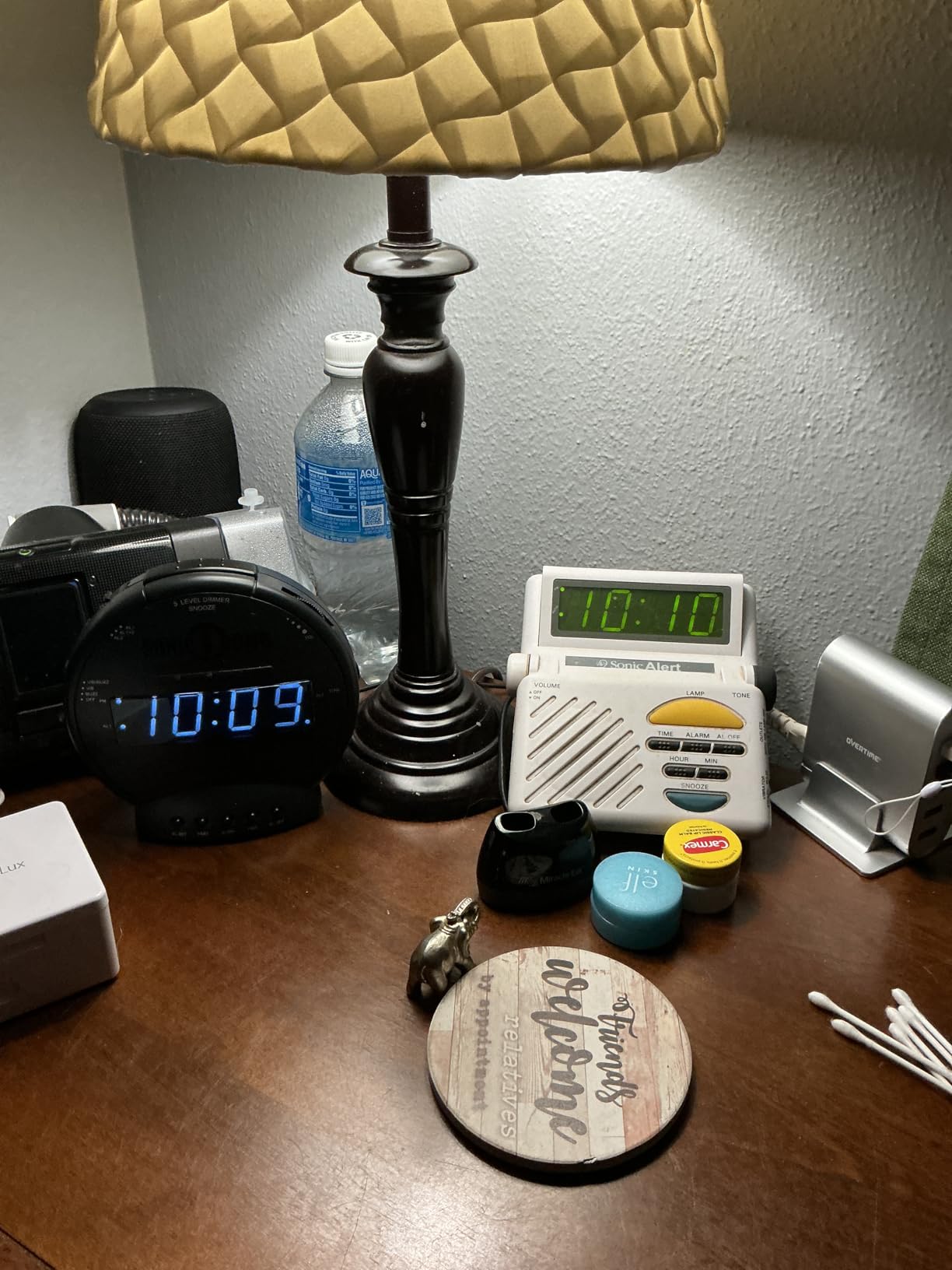 Sonic Bomb Dual Extra Loud Alarm Clock with Bed Shaker, Black | Sonic Alert Vibrating Alarm Clock Heavy Sleepers, Battery Backup | Wake with a Shake customer photo 2