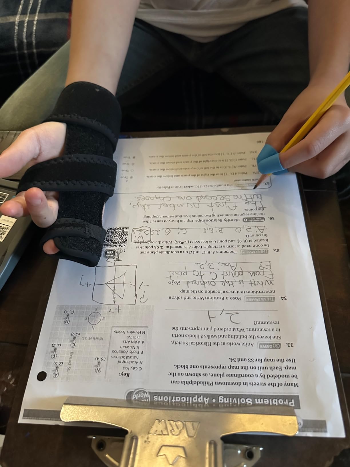 The Classics Writing CLAW Pencil Grip Medium 6 Pack - Ergonomic Aid for Kids, Pre-K, Special Needs, Fits Pencils, Pens, Utensils, Right or Left Hand, Easy Grip Trainer, Occupational Therapy customer photo 2