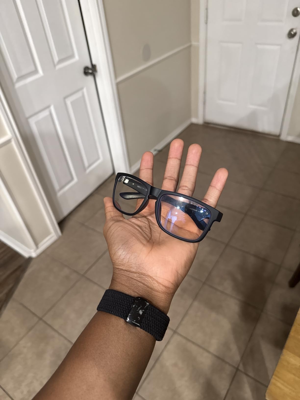 GUNNAR Gaming Glasses - Intercept Onyx Amber Lens - Blue Light Blocking Relieve Dry Eye customer photo 2
