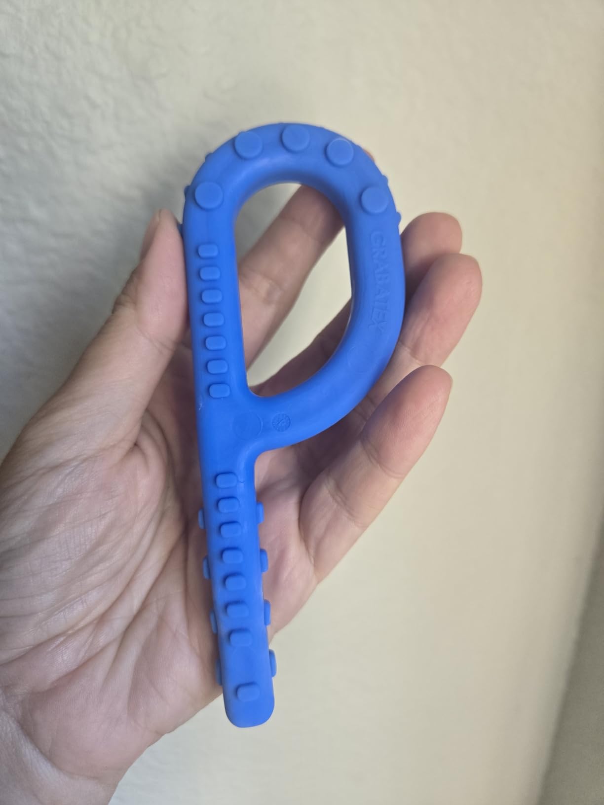ARK Textured Grabber Sensory Chew, Sensory Toys for Kids and Adults, Chewy Fidget for Autism, ADHD, SPD, Anxiety, Medical-Grade Oral Motor Therapy Tools, XXT, Very Firm, Royal Blue customer photo 2