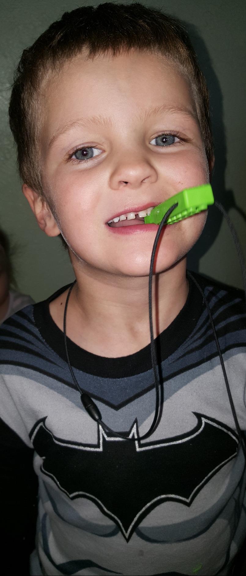 ARK Brick Stick, Chew Necklace for Sensory Kids and Adults, Oral and Hand Fidget for Autism, ADHD, SPD, Anxiety, Medical-Grade Textured Chew Necklace customer photo 1