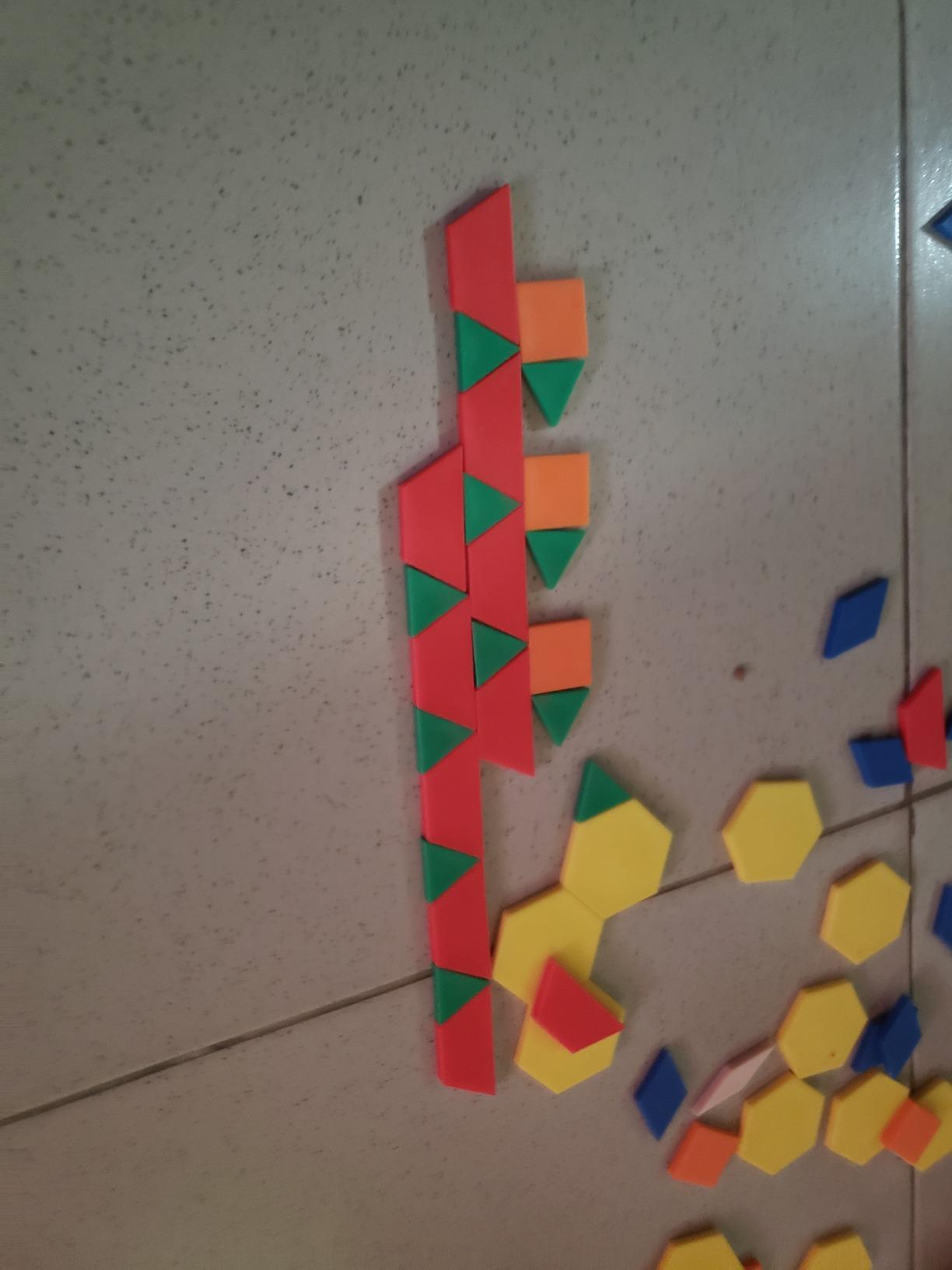 edxeducation Plastic Pattern Blocks | Set of 250 | Math Manipulative for Fractions, Symmetry, Patterning and Creativity, up to 12 years| Math Supplies for Classroom customer photo 1