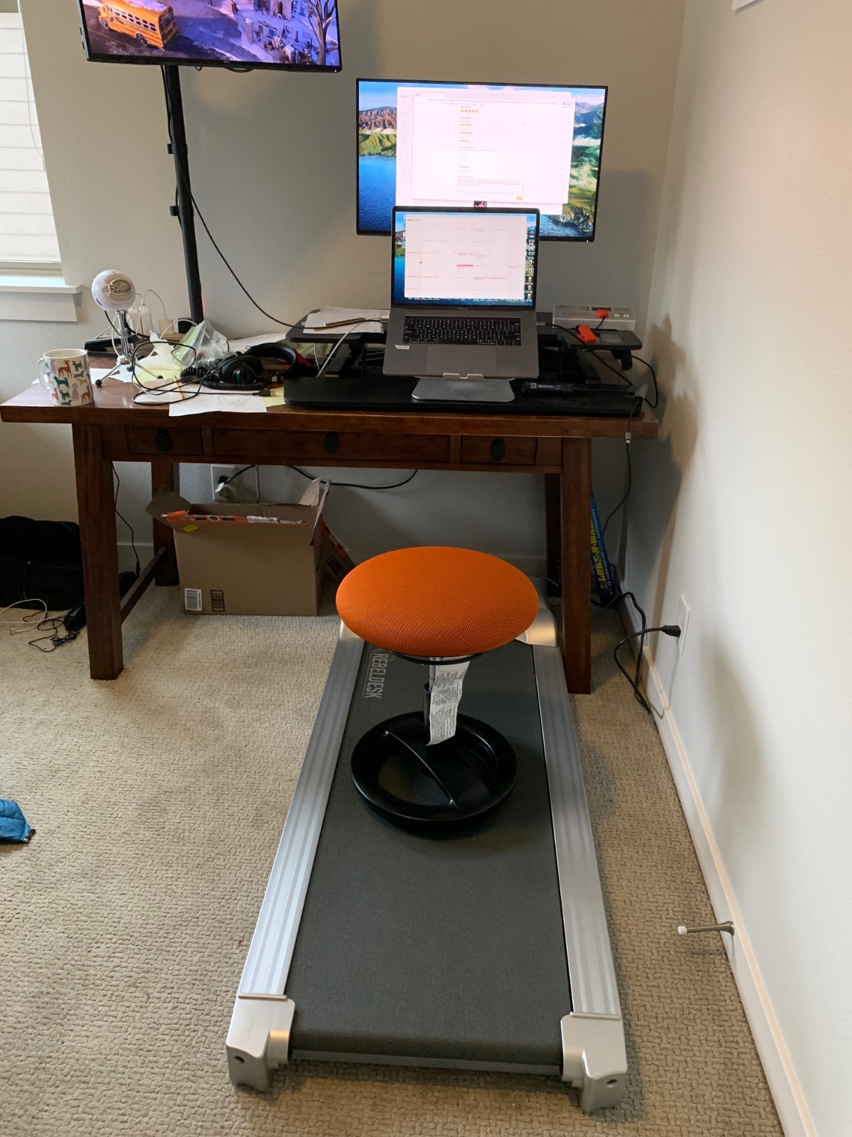 Safco Twixt Active Movement Seating Chair, Ergonomic Support, Adjustable Height, Blue Mesh customer photo 2