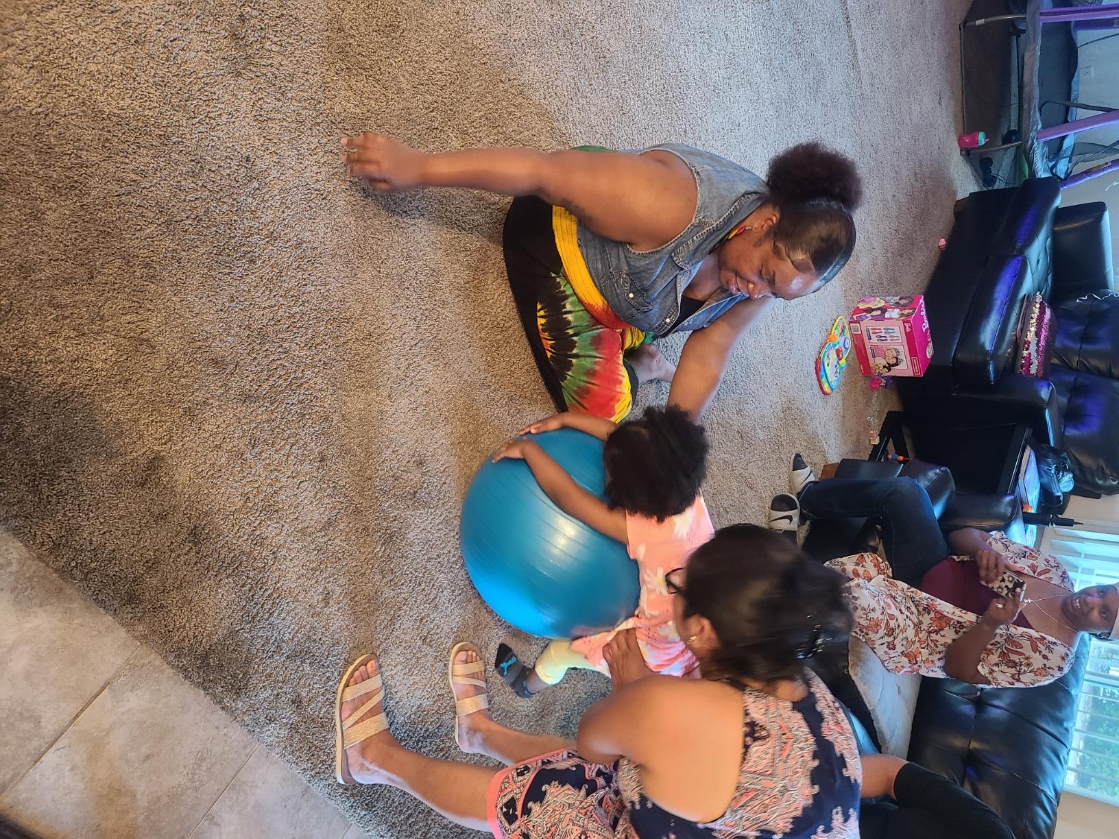 Gaiam Kids Balance Ball, 45cm customer photo 2