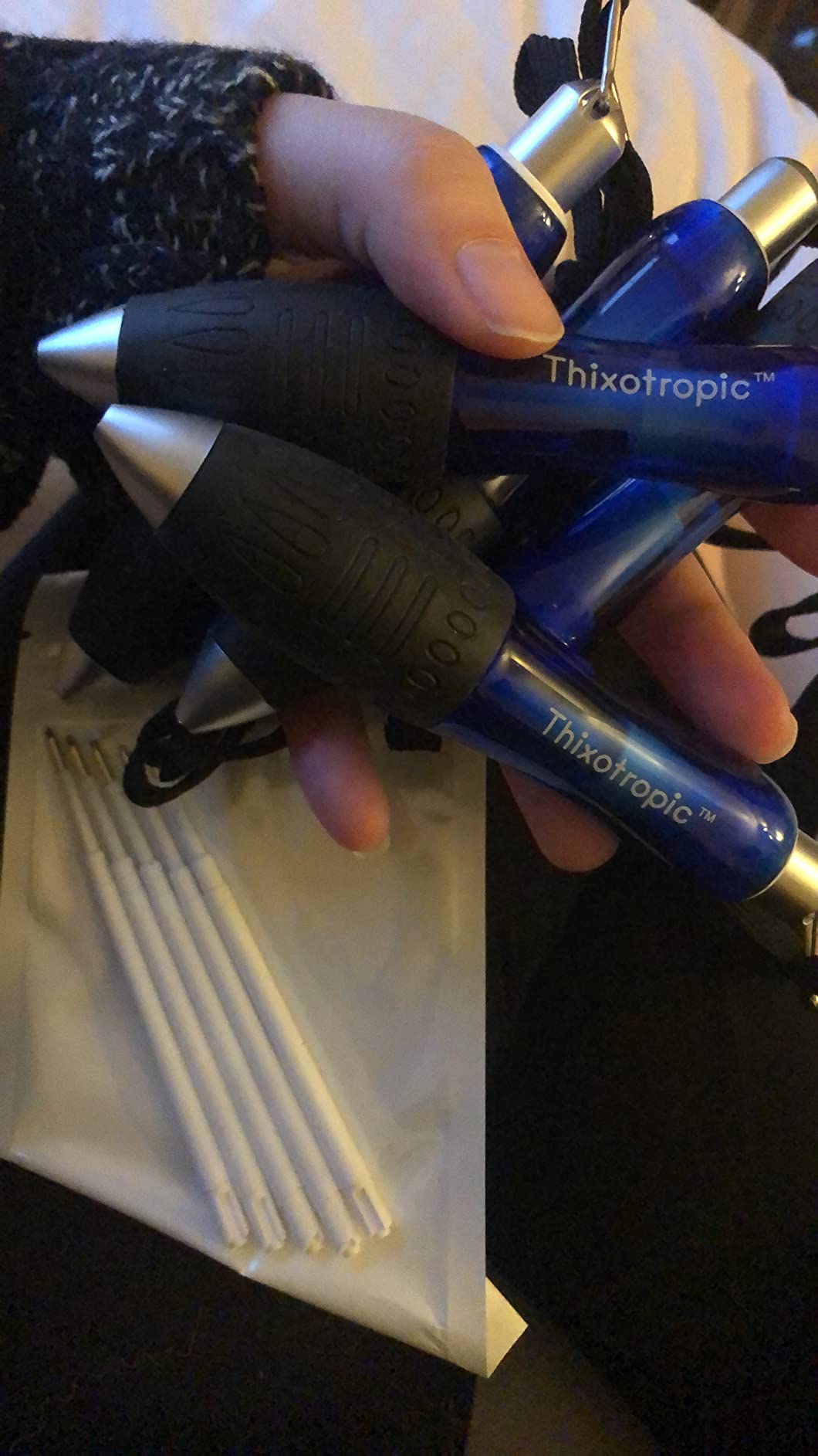 Super Big Fat Pen for Arthritis (5 pack) Black Ink, Black Body + 5 Ink Refills customer photo 1