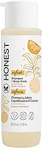 The Honest Company 2-in-1 Baby Shampoo & Body Wash, Fragrance-Free, Tear-Free, Hypoallergenic, Naturally Derived, Sensitive Skin, 10 fl oz customer photo 1