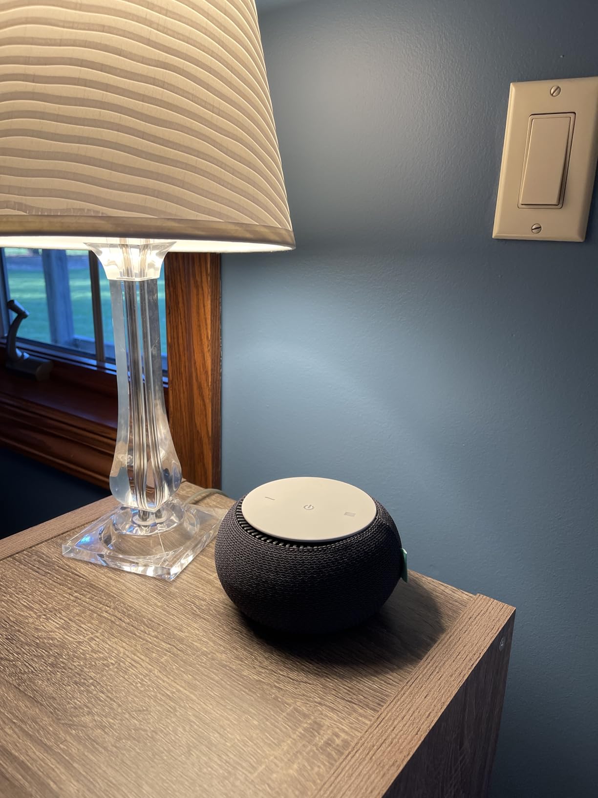 SNOOZ Smart White Noise Machine - Real Fan Inside for Non-Looping Sound, Portable Sleep Aid for Adults, Dogs, Travel, Home, Bedroom, Sleeping, Office Privacy, Therapy, & Baby Registry Essential- Cloud customer photo 1