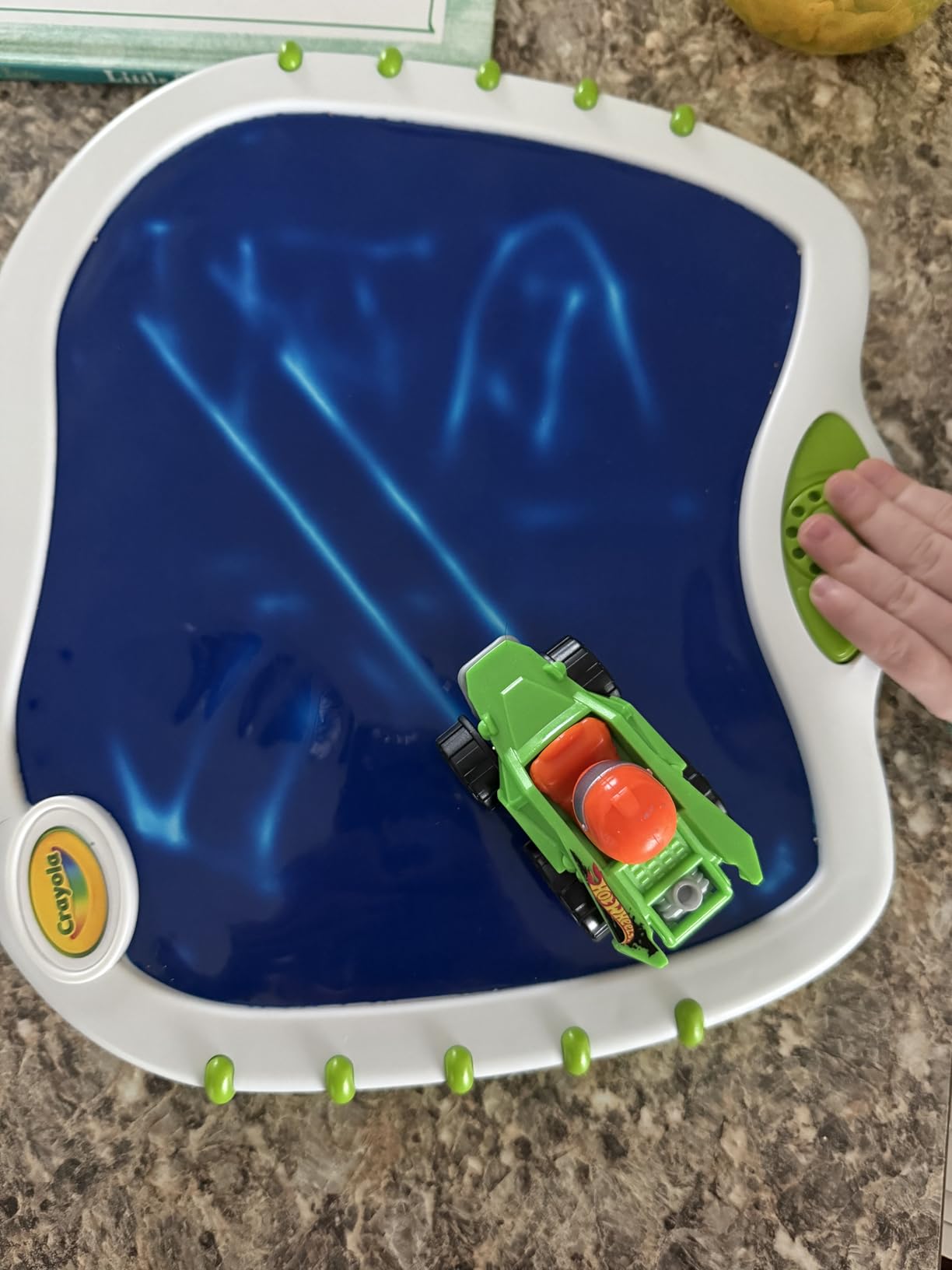 Crayola Toddler Touch Lights, Musical Sensory Toys for Toddlers, Learning Gifts, Light Up Drawing Pad, Mess Free Painting, Travel Activity, 2+ customer photo 1