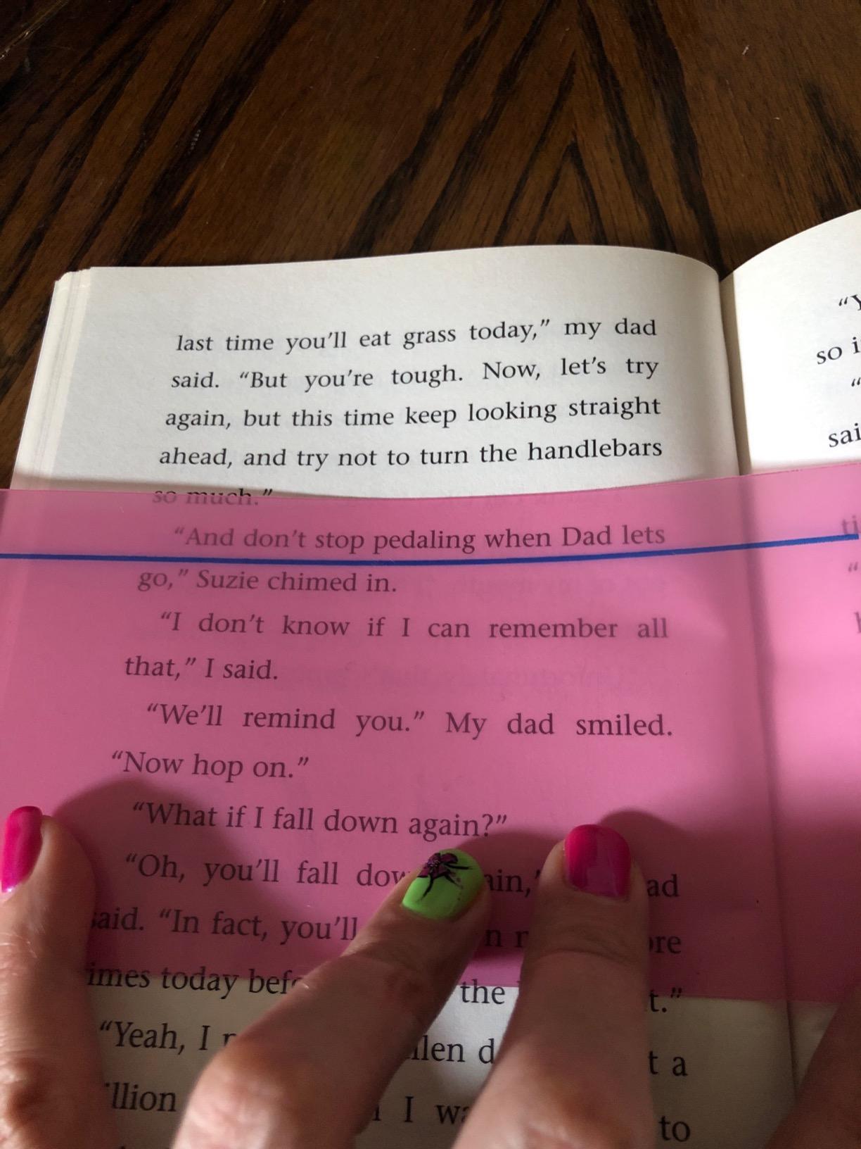 Luigi's SB Education 10 x Dyslexia Reading Tools for kids with Coloured Overlays | Guided reading strips for Dyslexia, Irlen Syndrome, ADHD and Visual Stress | Perfect Reading Trackers for kids customer photo 3