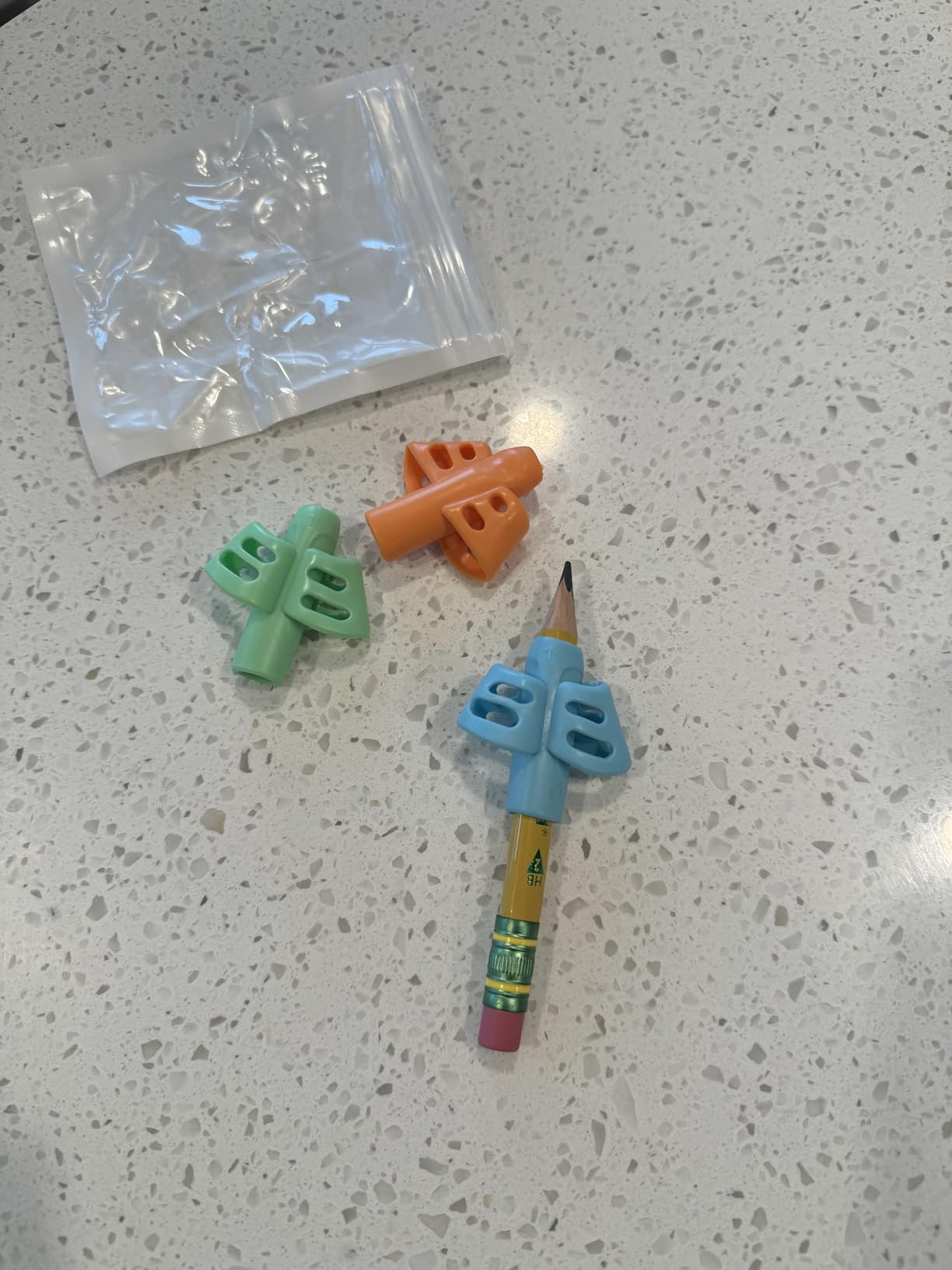 Stylo Pencil Grips for Kids Handwriting (6 Pack) - Ergonomic Tripod Grip Trainer for Toddlers Ages 3-5, Preschool & Kindergarten customer photo 2
