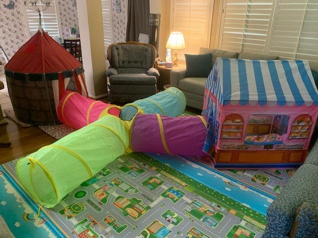 Hide N Side Kids Play Tunnels, Indoor Outdoor Crawl Through Tunnel for Kids Dog Toddler Babies Children, Pop up Tunnel Gift Toy (Multi, 4 Way) customer photo 2