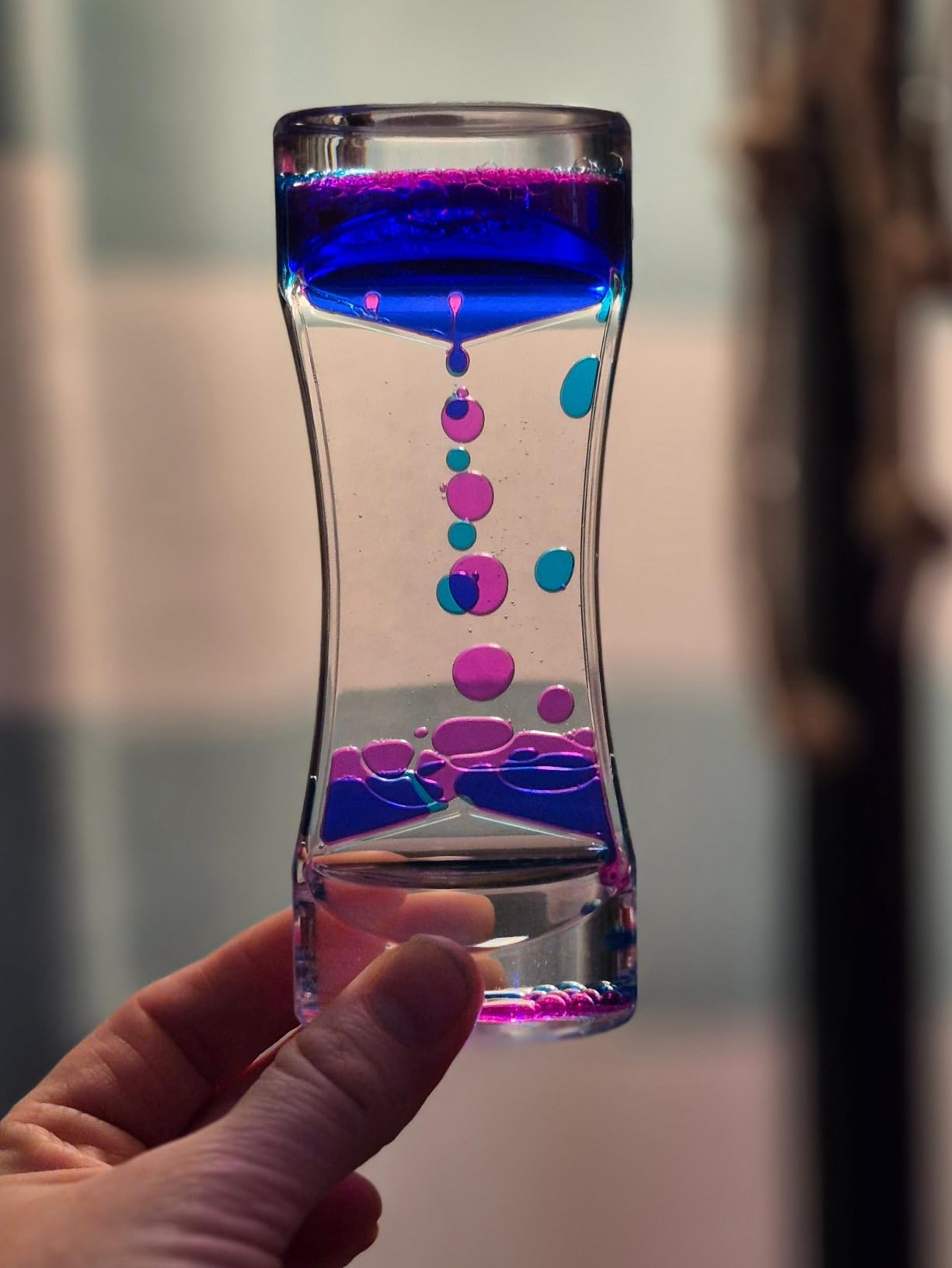 Liquid Motion Bubbler - Sensory Fidget Desk Toy for Kids & Adults - Fidget Tubes for Stress Relief and Focus- Calming Visual Bubbler Toys for Classroom, Desk Decor, Gift Idea customer photo 2
