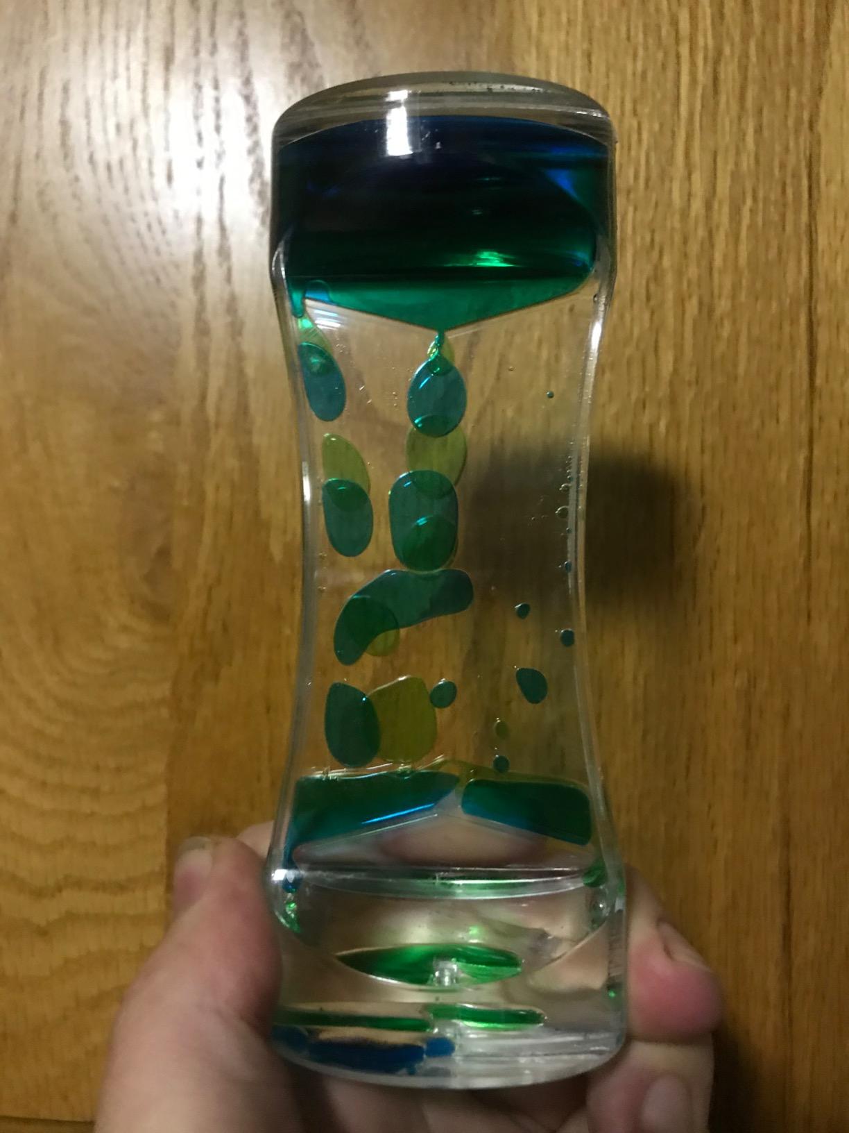 YoYa Toys Liquimo - Liquid Motion Bubbler - 3 Pack - Sensory Fidget Desk Toy for Kids & Adults - Relaxing Hourglass Timer Tubes - Calming Visual Play for School, Home, Office, Stress Relief and Focus customer photo 2