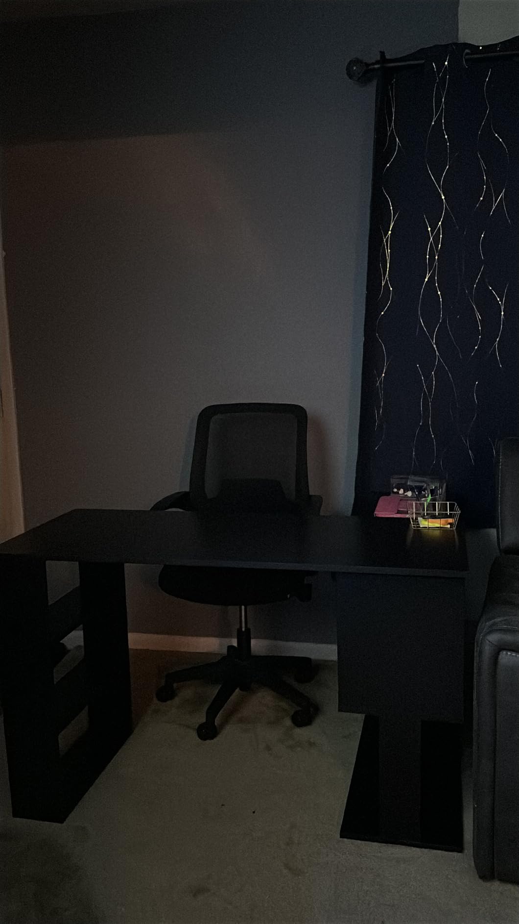 HOMCOM 47 Inch L Shaped Desk, Corner Computer Desk, 360 Degree Rotating Home Office Desk with Storage Shelves, Writing Table Workstation, White customer photo 2