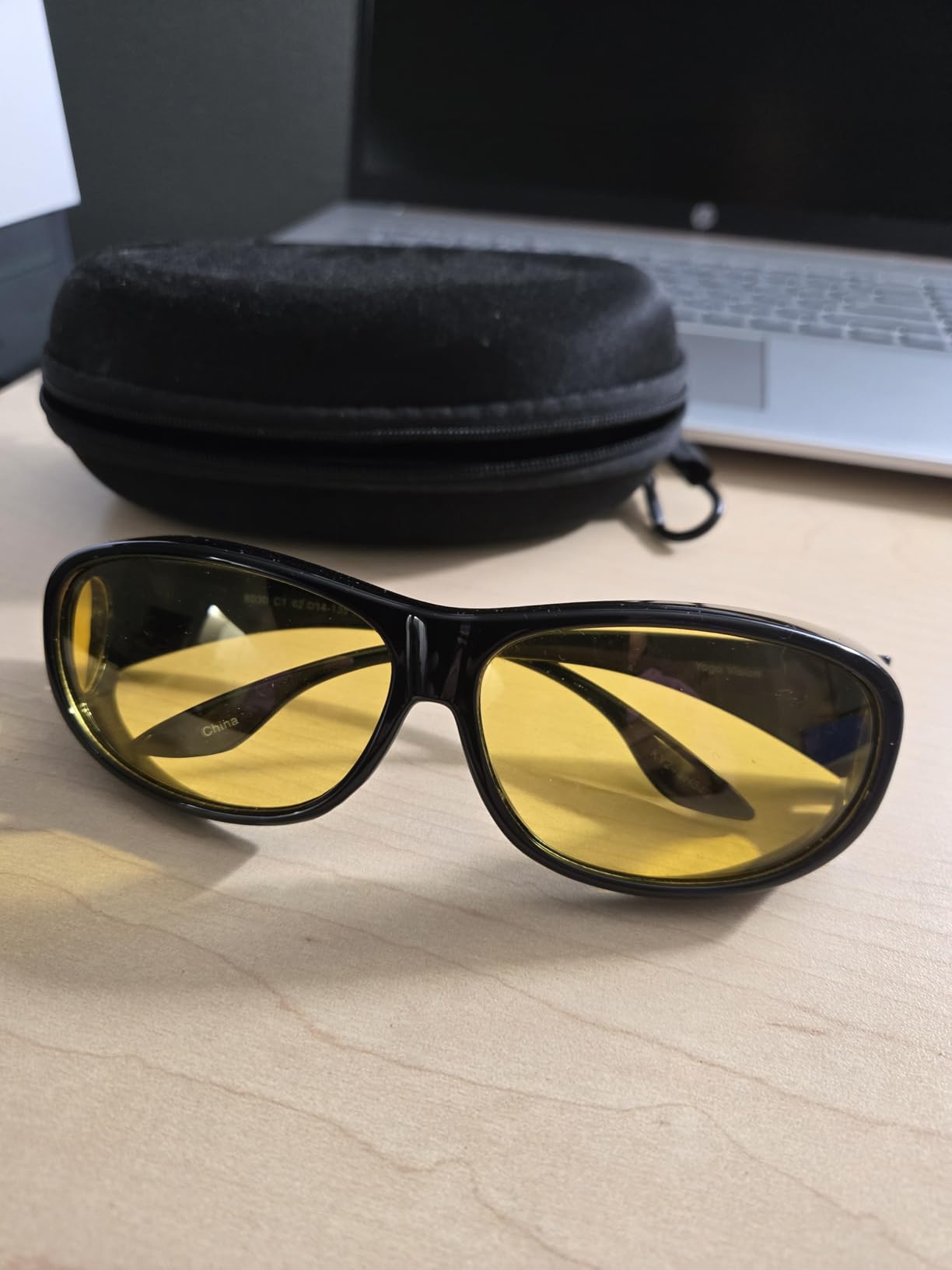 Night Driving Glasses Anti Glare Polarized Night Vision Yellow Tint Night Driving Glare Reducing Fit Over Driving Sunglasses Men and Women customer photo 2