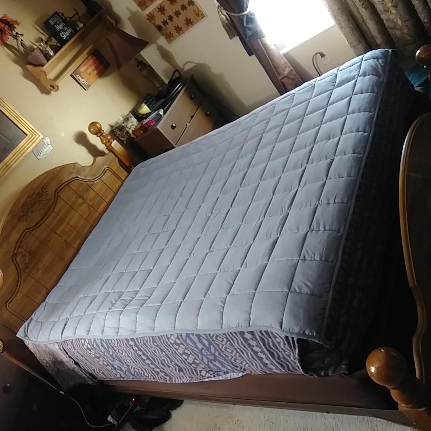 Waowoo Adult Weighted Blanket Queen Size (15lbs 60