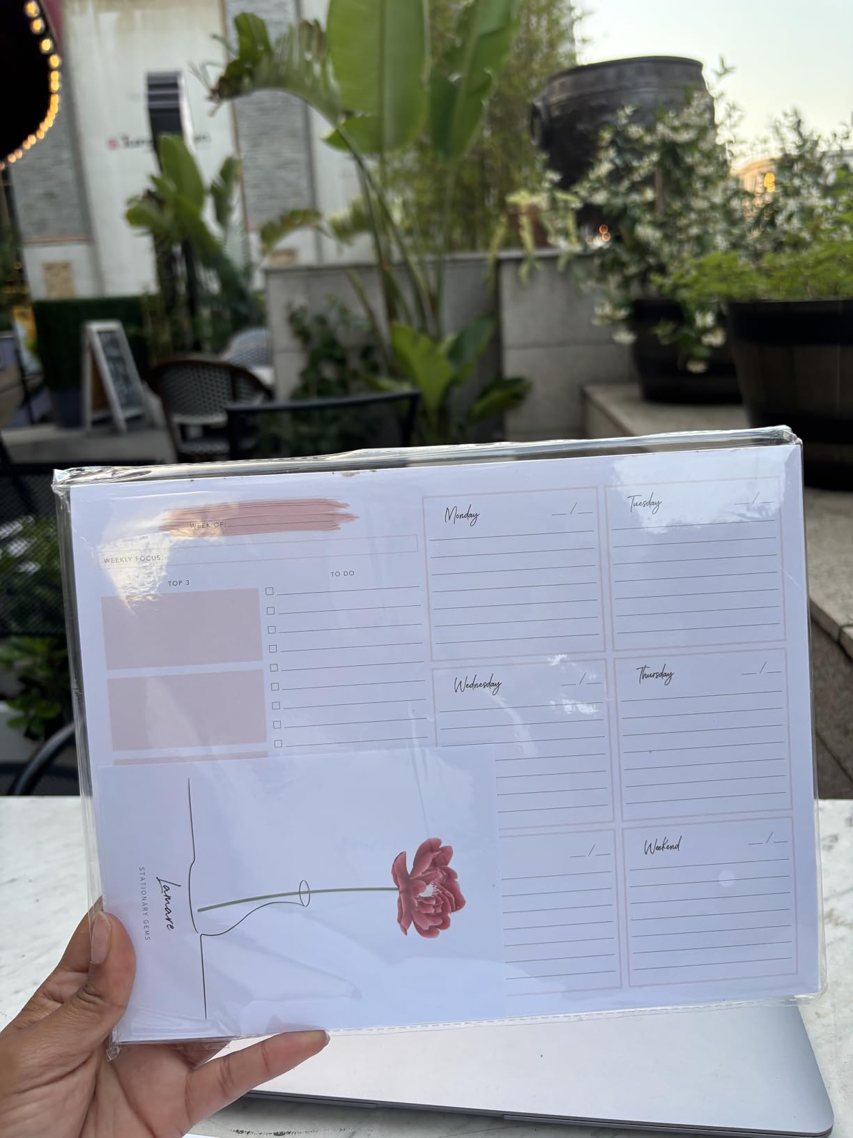 Lamare Weekly Planner Notepad - Premium Undated Weekly To Do List Notepad for School, Home & Office Day Planner, Desk To Do List Pad and Productivity Planning Pad customer photo 1